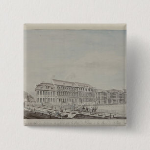 Chapa Cuadrada Aspecto del oeste de Wilhelmsplatz, c.1773