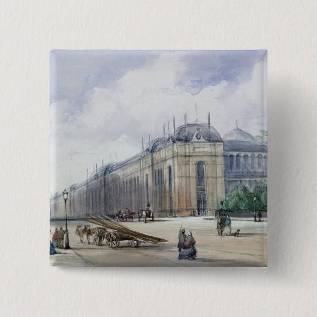 Chapa Cuadrada Aspecto suroriental de la exposición 1862 (Anverso)