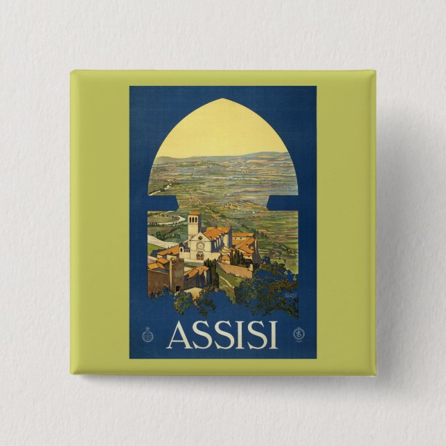 Chapa Cuadrada Assisi (Anverso)