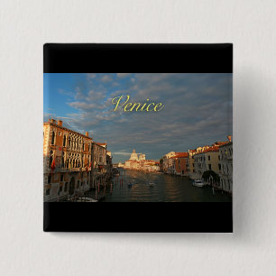 Chapa Cuadrada Atardecer en Venecia Italia