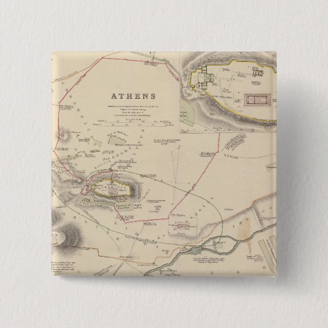 Chapa Cuadrada Atenas, Acrópolis (Anverso)