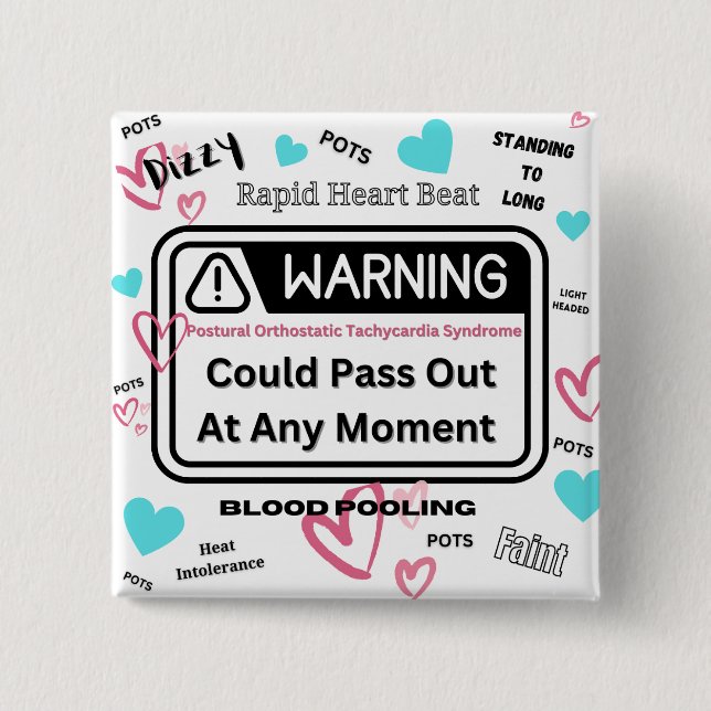 Chapa Cuadrada ¡Atención! No se pudo desvanecer (Anverso)