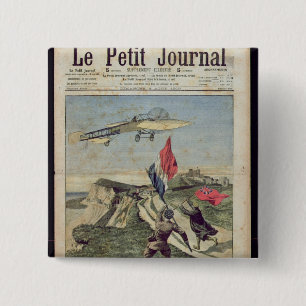 Chapa Cuadrada Aterrizaje de Louis Bleriot en Dover