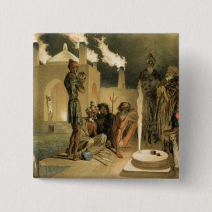 Chapa Cuadrada Ateseh-Gah, indios dedicados al culto del fuego, B