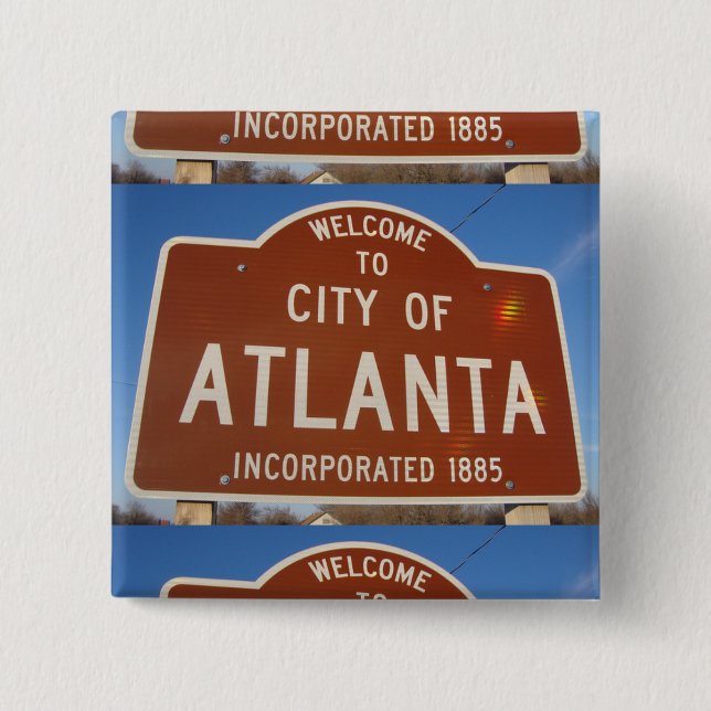 Chapa Cuadrada Atlanta incorporada (Anverso)