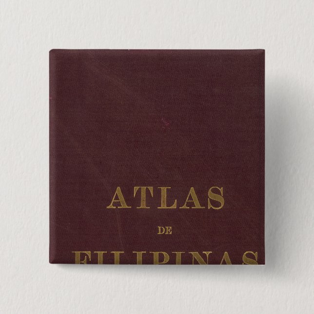 Chapa Cuadrada Atlas de Filipinas (Anverso)