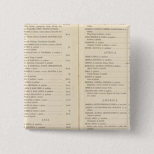 Chapa Cuadrada Atlas internacional (Anverso)