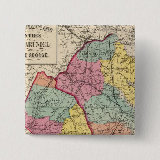 Chapa Cuadrada Atlas topográficos de los condados de Maryland 4