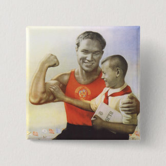 Chapa Cuadrada Atleta soviético