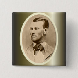 Chapa Cuadrada Atracador de bancos proscrito James de Jesse