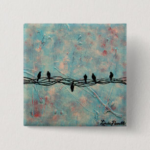Chapa Cuadrada "Atrévase a ser diferente" por Linda Powell~Pin