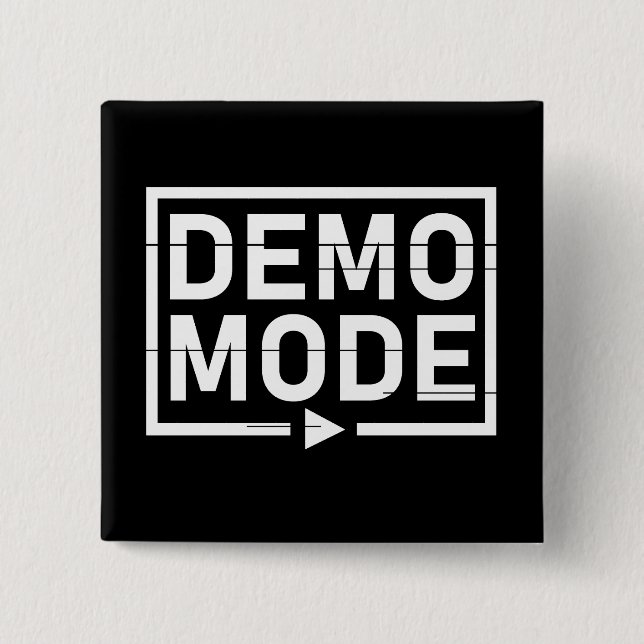 Chapa Cuadrada Audio de modo de demostración V2 (Anverso)