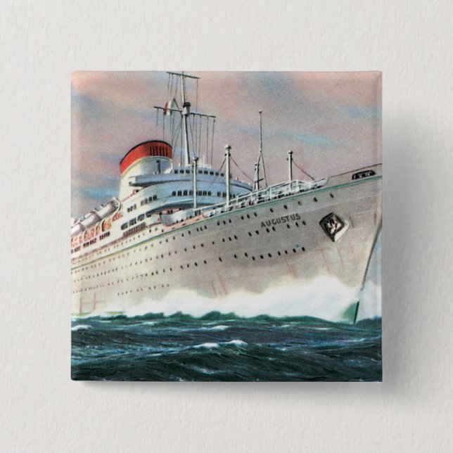 Chapa Cuadrada Augusto de la línea italiana (Anverso)