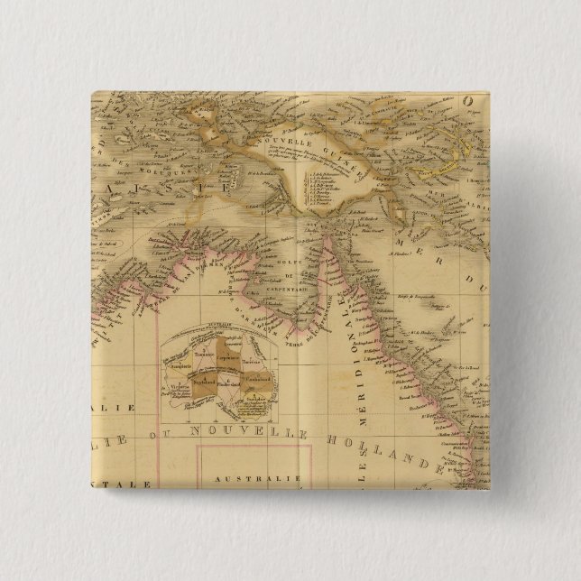 Chapa Cuadrada Australia 8 (Anverso)