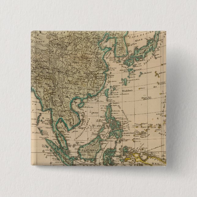 Chapa Cuadrada Australia y Asia (Anverso)