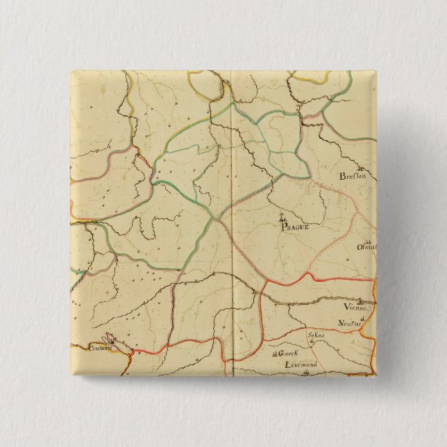 Chapa Cuadrada Austria y República Checa 2 (Anverso)