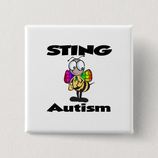 Chapa Cuadrada Autismo de STING