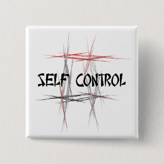 Chapa Cuadrada Autocontrol de artes marciales