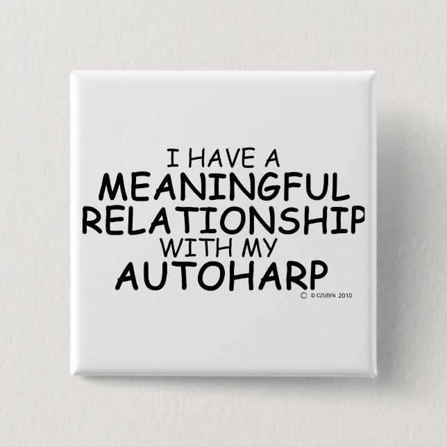 Chapa Cuadrada Autoharp de relación significativa (Anverso)