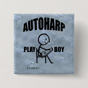 Chapa Cuadrada Autoharp Play Boy
