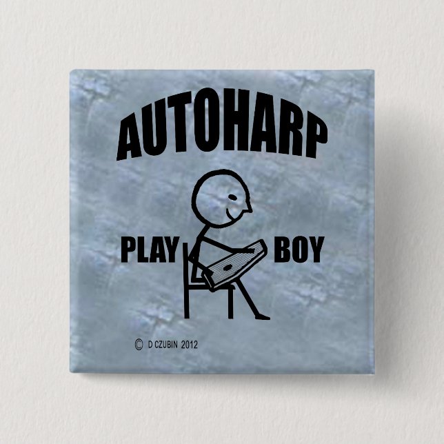 Chapa Cuadrada Autoharp Play Boy (Anverso)