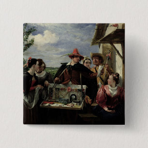Chapa Cuadrada Autolycus, escena "del cuento de un invierno",