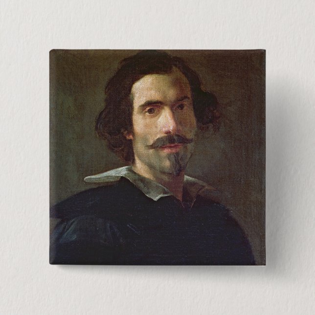 Chapa Cuadrada Autorretrato (Anverso)