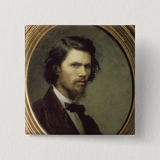 Chapa Cuadrada Autorretrato, 1867 (Anverso)