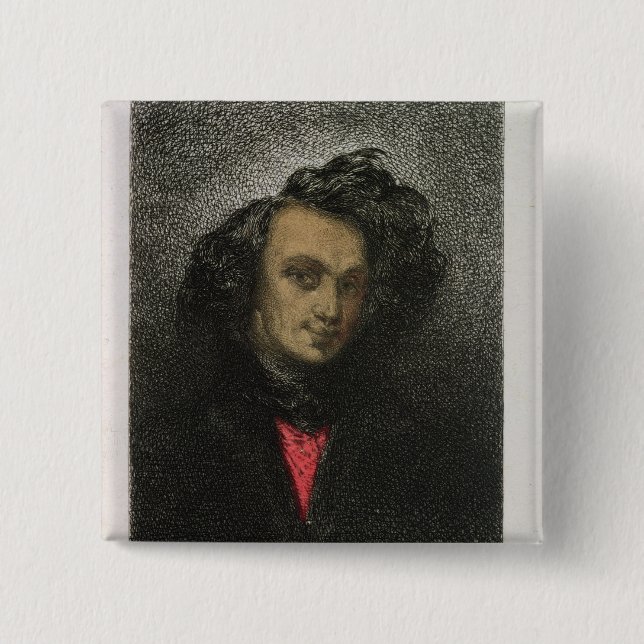 Chapa Cuadrada Autorretrato, vestido para 'Hernani (Anverso)