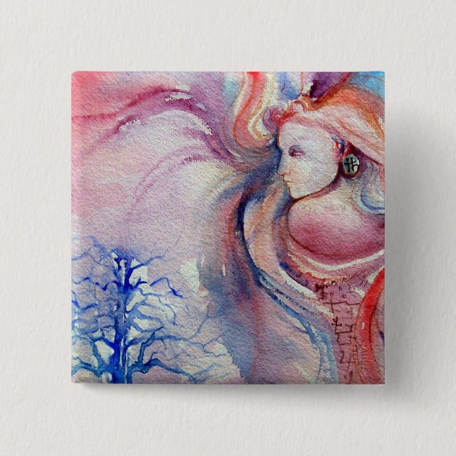 Chapa Cuadrada AVALON / magia y misterio (Anverso)