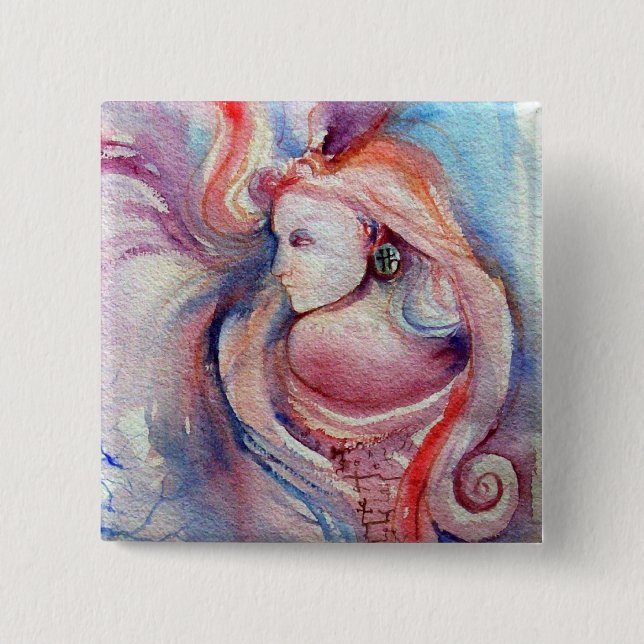 Chapa Cuadrada AVALON / magia y misterio (Anverso)