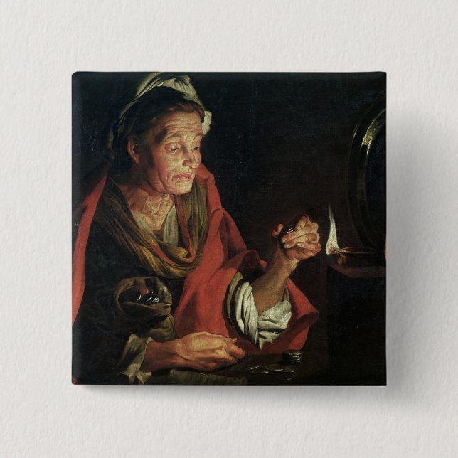 Chapa Cuadrada Avaricia (Anverso)