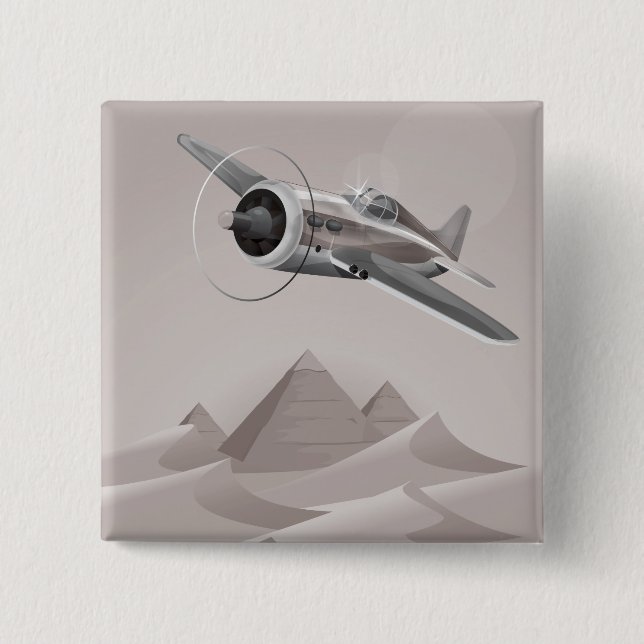 Chapa Cuadrada Aventura de Egipto (Anverso)