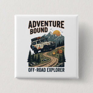 Chapa Cuadrada Aventura Todoterreno Retro con Marcha Baja y Sin G