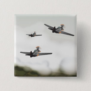 Chapa Cuadrada Aviones de la Segunda Guerra Mundial