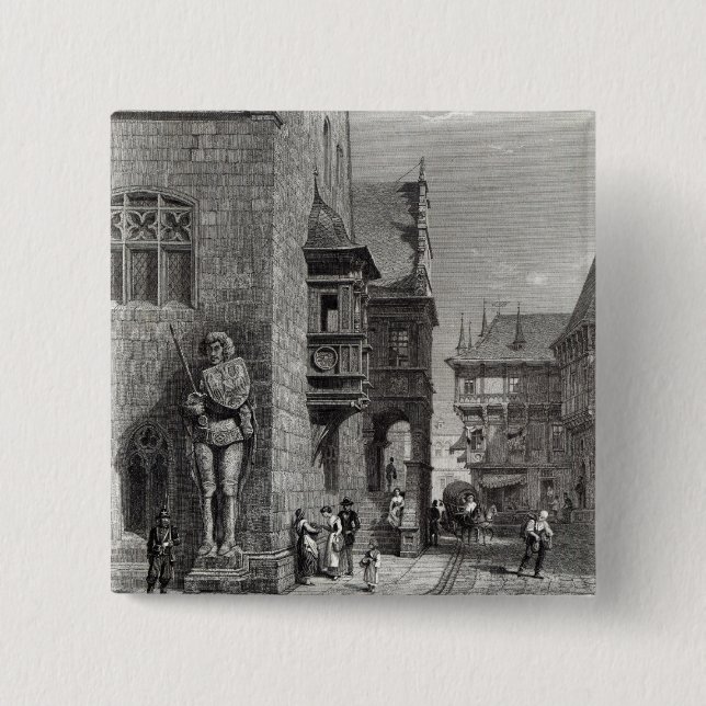 Chapa Cuadrada Ayuntamiento, Halberstadt (Anverso)