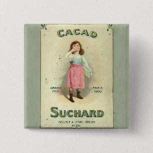 Chapa Cuadrada Azúcar Chica de chocolate con chocolate victoriano