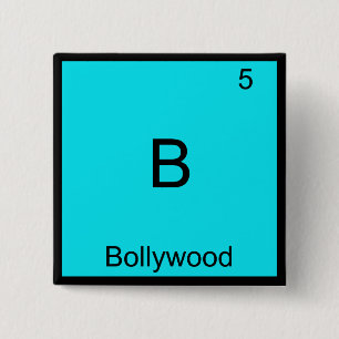 Chapa Cuadrada B - Bollywood Funny Chemistry Element Symbol Tee