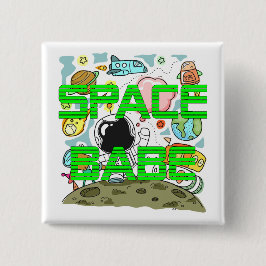 Chapa Cuadrada Babe espacial