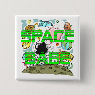 Chapa Cuadrada Babe espacial