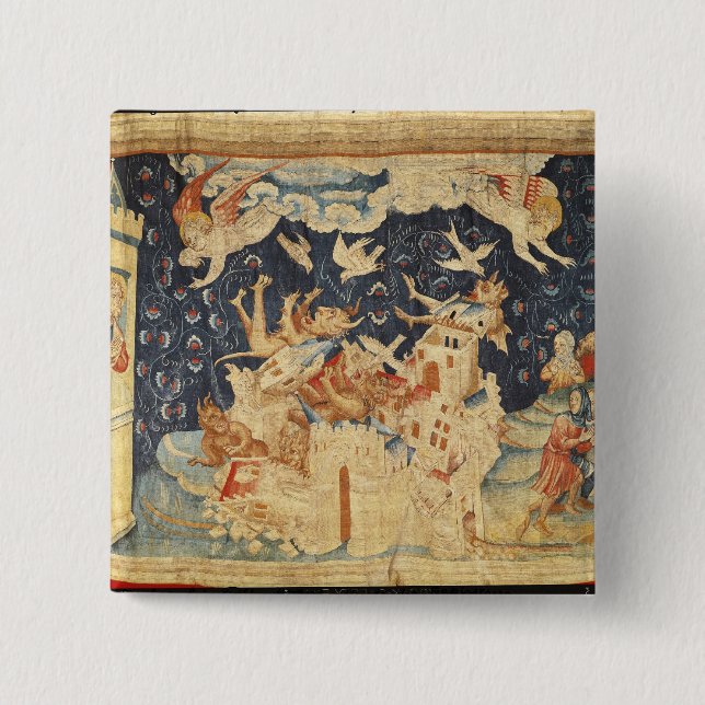 Chapa Cuadrada Babilonia invadió por los demonios (Anverso)