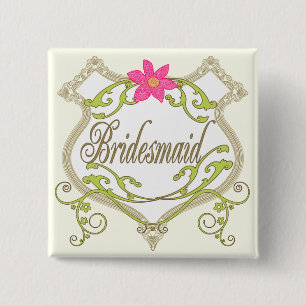 Chapa Cuadrada Badges Boda Groomsman