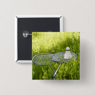 Chapa Cuadrada Badminton listo para irse