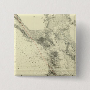 Chapa Cuadrada Bahía de San Francisco mostrando el Rift de San A