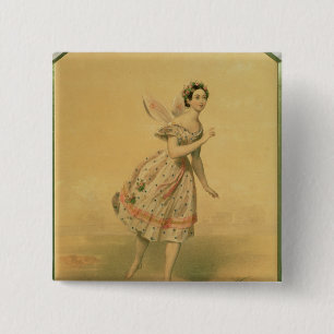 Chapa Cuadrada Bailarín Maria Taglioni
