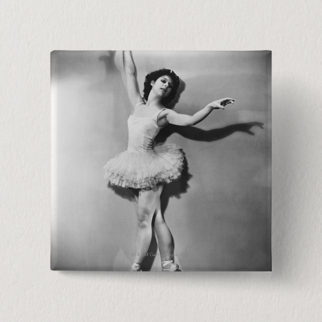 Chapa Cuadrada Bailarina 2 (Anverso)