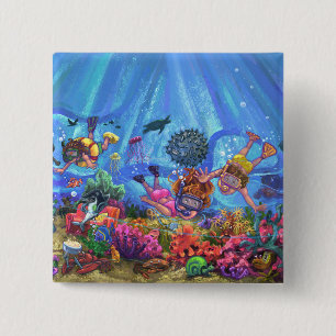 Chapa Cuadrada Bajo el mar