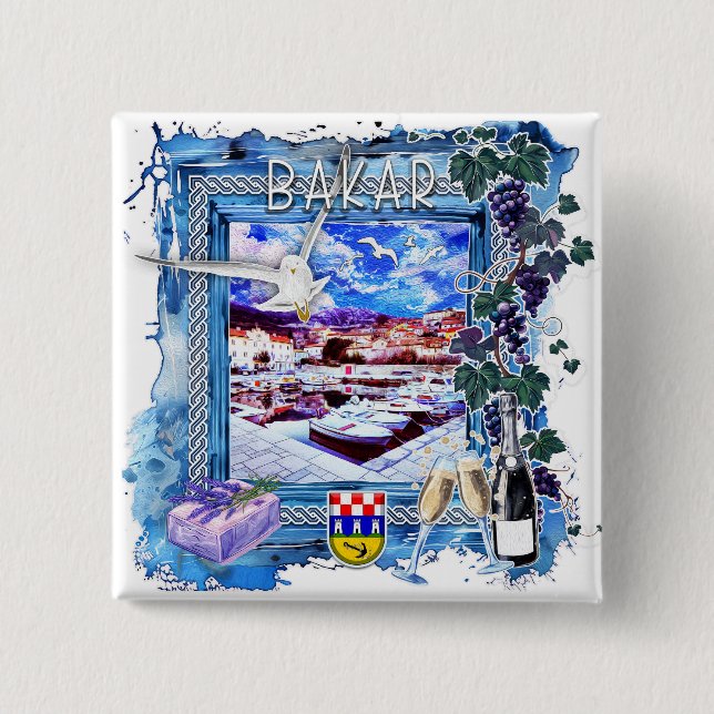 Chapa Cuadrada Bakar (Anverso)