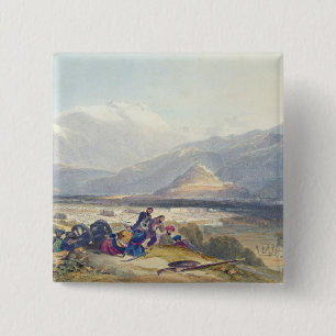 Chapa Cuadrada Bala Hissar y ciudad de Kabul con los Británicos