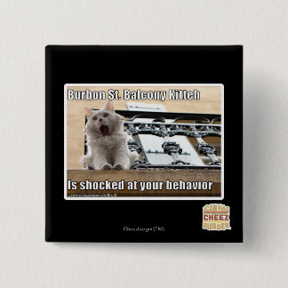 Chapa Cuadrada Balcón Kitteh del St. de Burbon